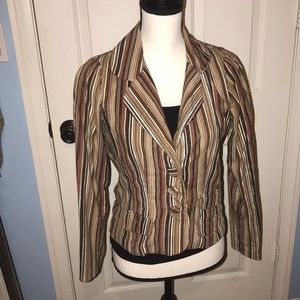 Striped blazer - lightweight and comfortable
